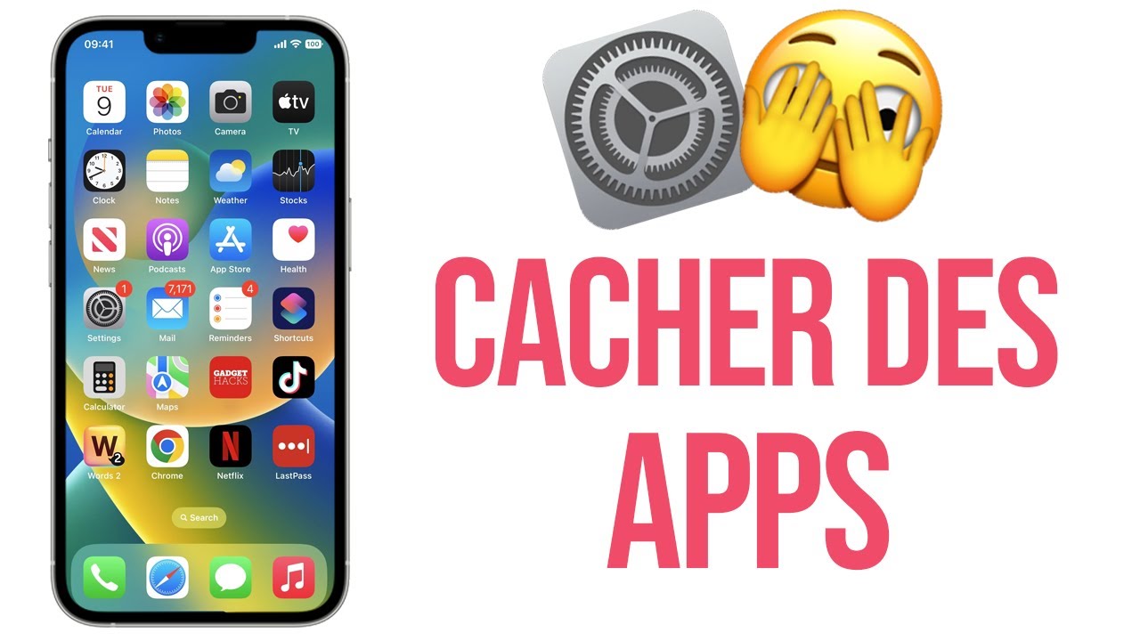 Comment cacher des applications sur iPhone