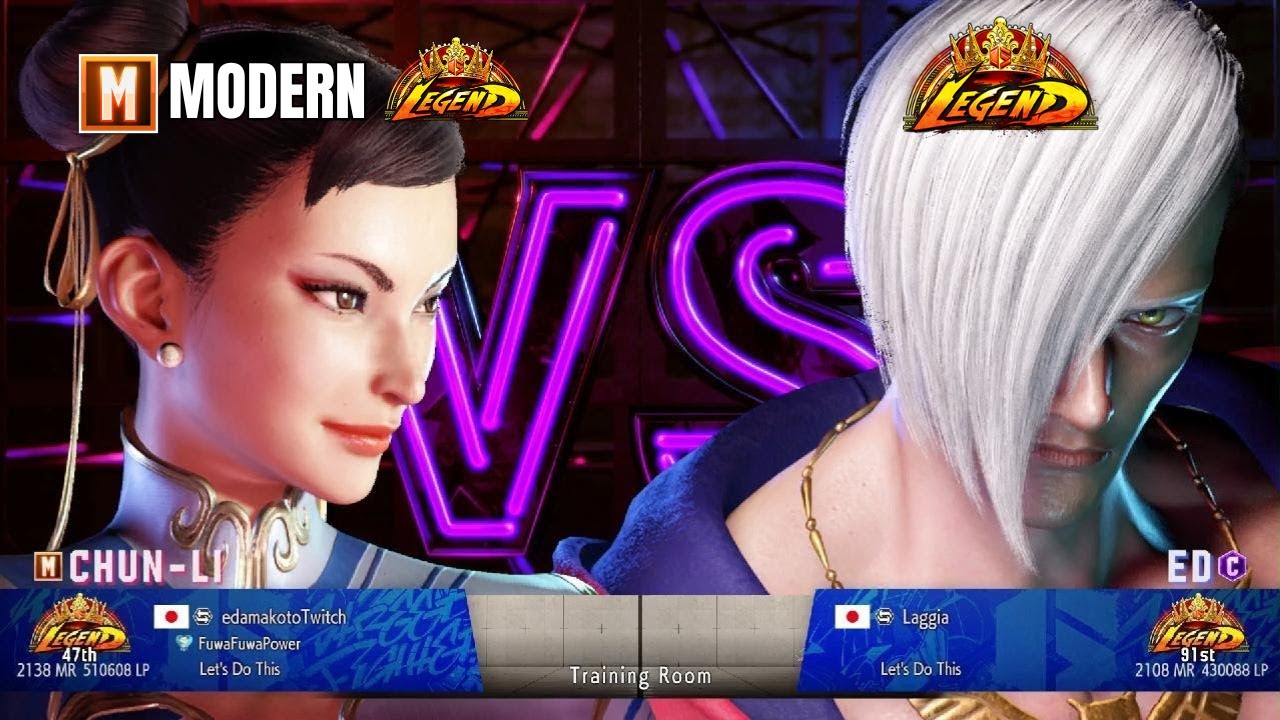 Modern Chun-Li (edamakoto) vs Ed (Laggia) Legend 2100 MR | SF6