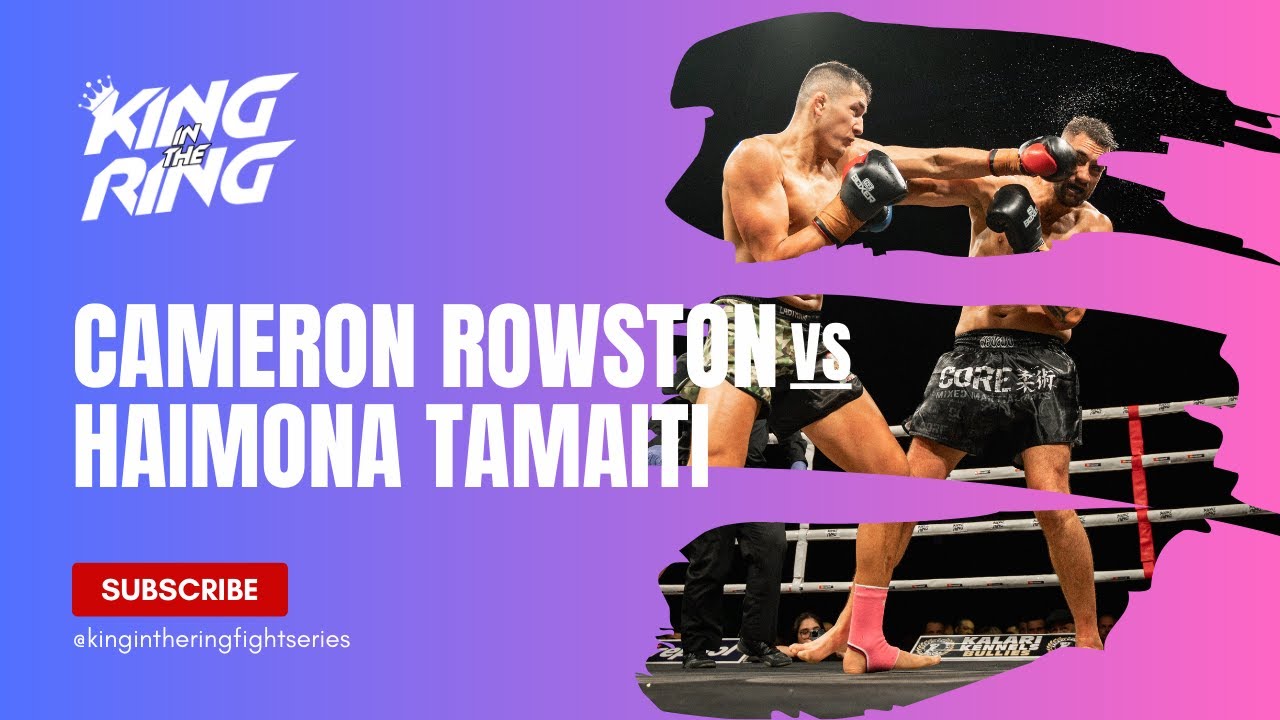 92kg : Cameron Rowston vs Haimona Tamaiti