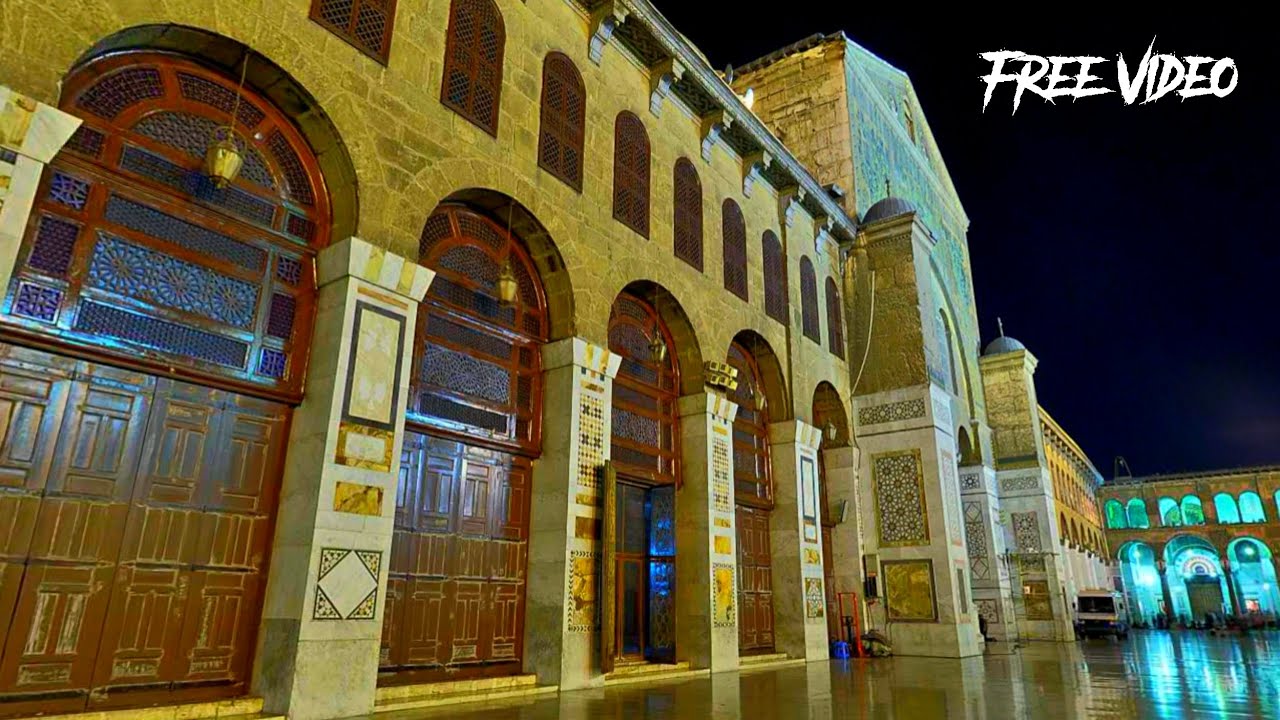 Masjid Umayyad Damascus Syria الجامع الأموي‎ (The Great Umayyad Mosque) Part-1