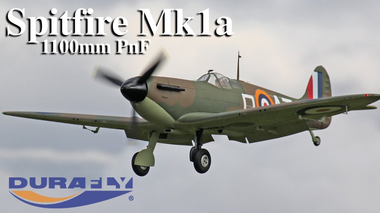 Durafly Mk1a Spitfire 1100mm - HobbyKing Product Video