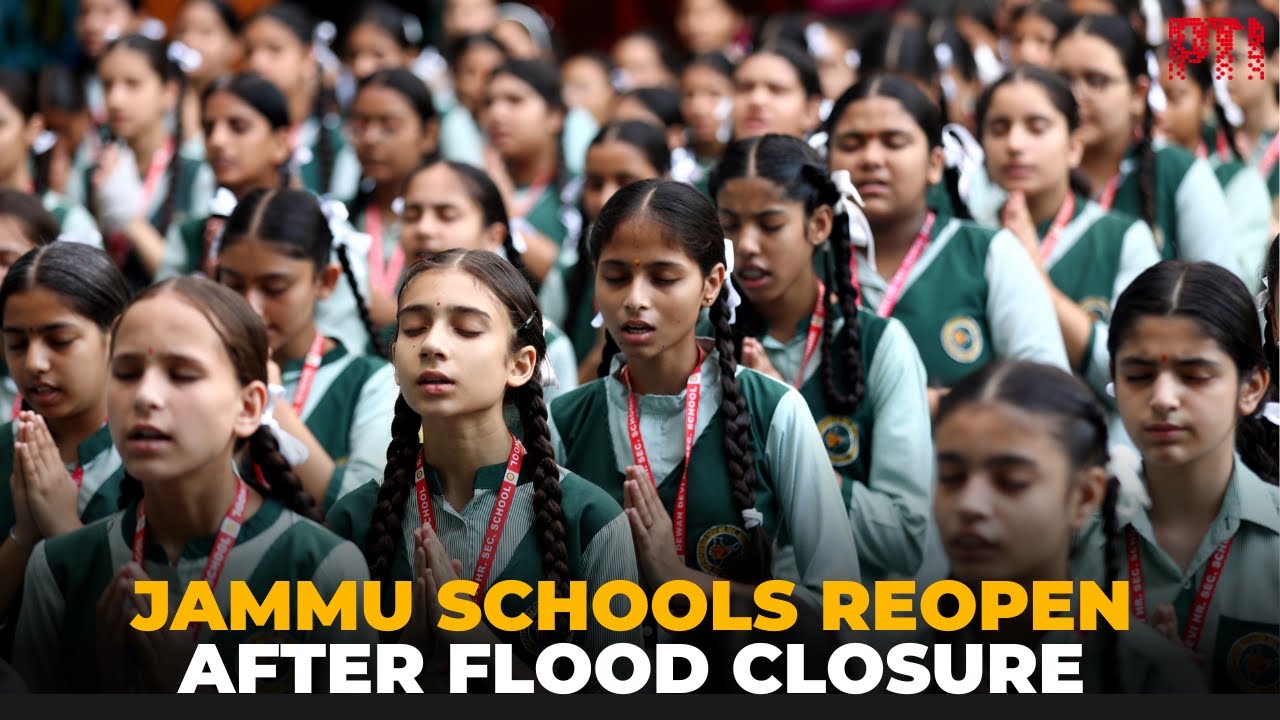 Jammu schools reopen after floods, students return to classrooms