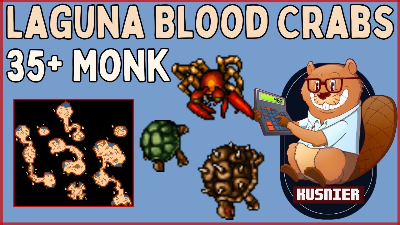 Laguna Islands Blood Crabs | 350 k/h PROFIT! | 35+ Monk | Tibia