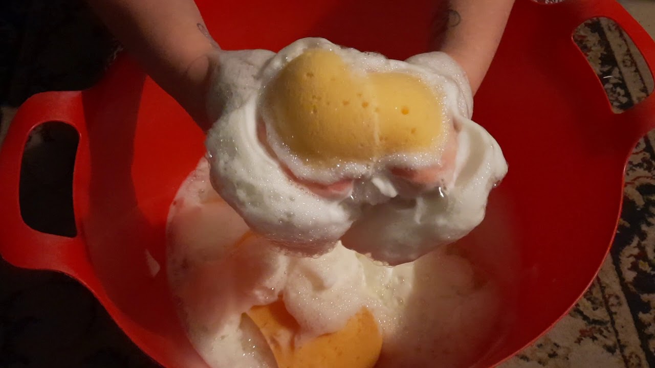 Asmr lemon flash with rinse 💦🧽🍋