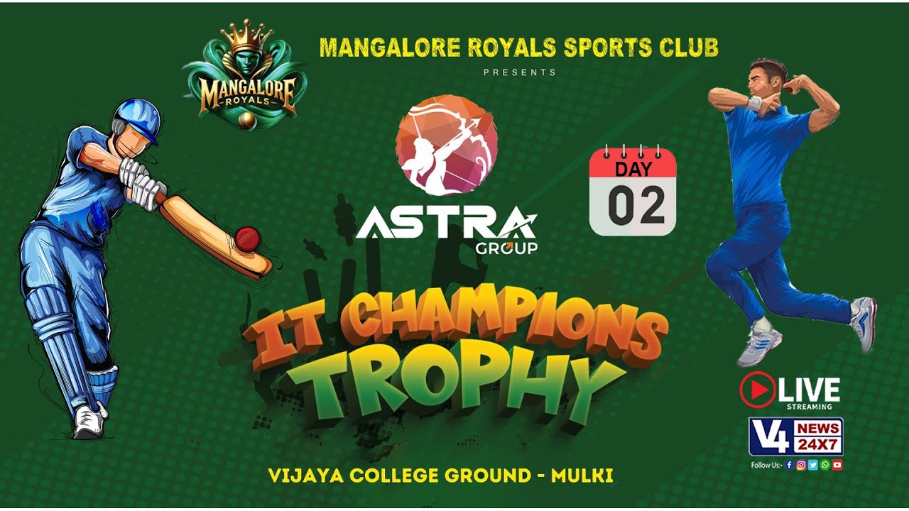 ASTRA IT CHAMPIONS TROPHY || DAY 2 || V4NEWS LIVE