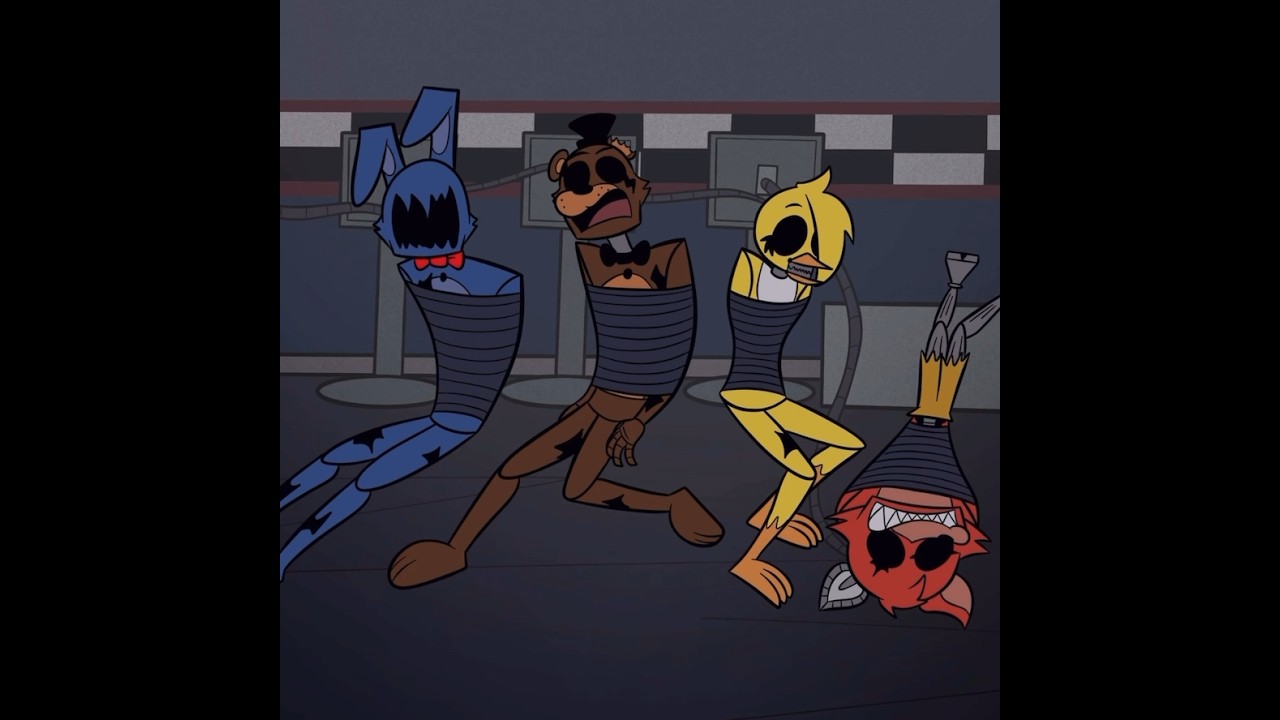 The Toy Animatronics Meet the Withered Animatronics #fnaf #fnafanimation #shorts