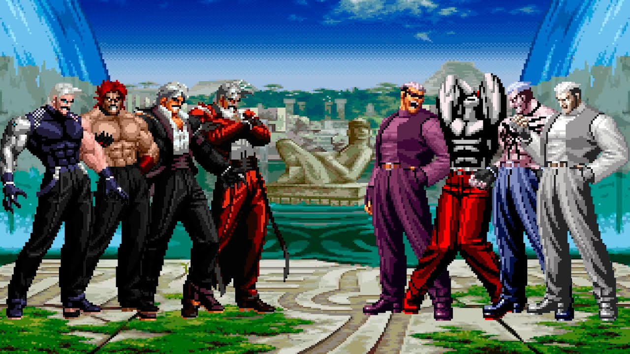 [KOF Mugen] Rugal Team vs Ryuji Yamazaki Team