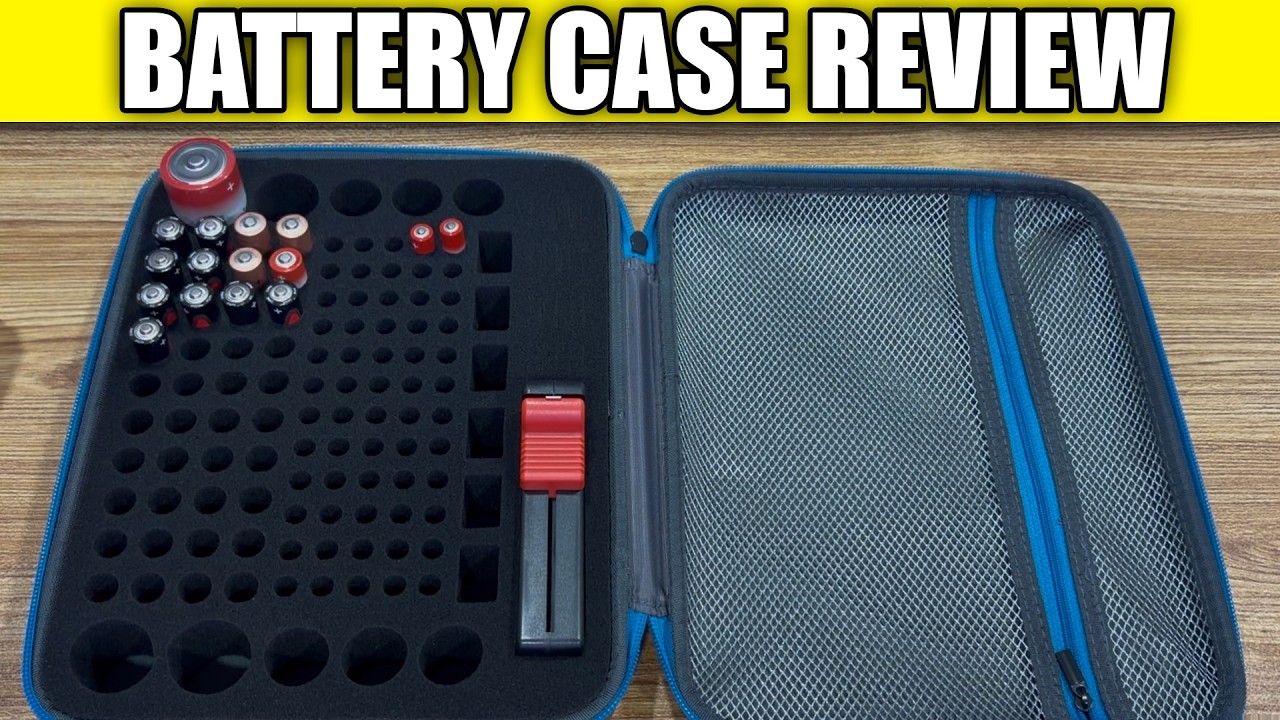 136 Battery Organizer with Tester – Clean & Simple Setup