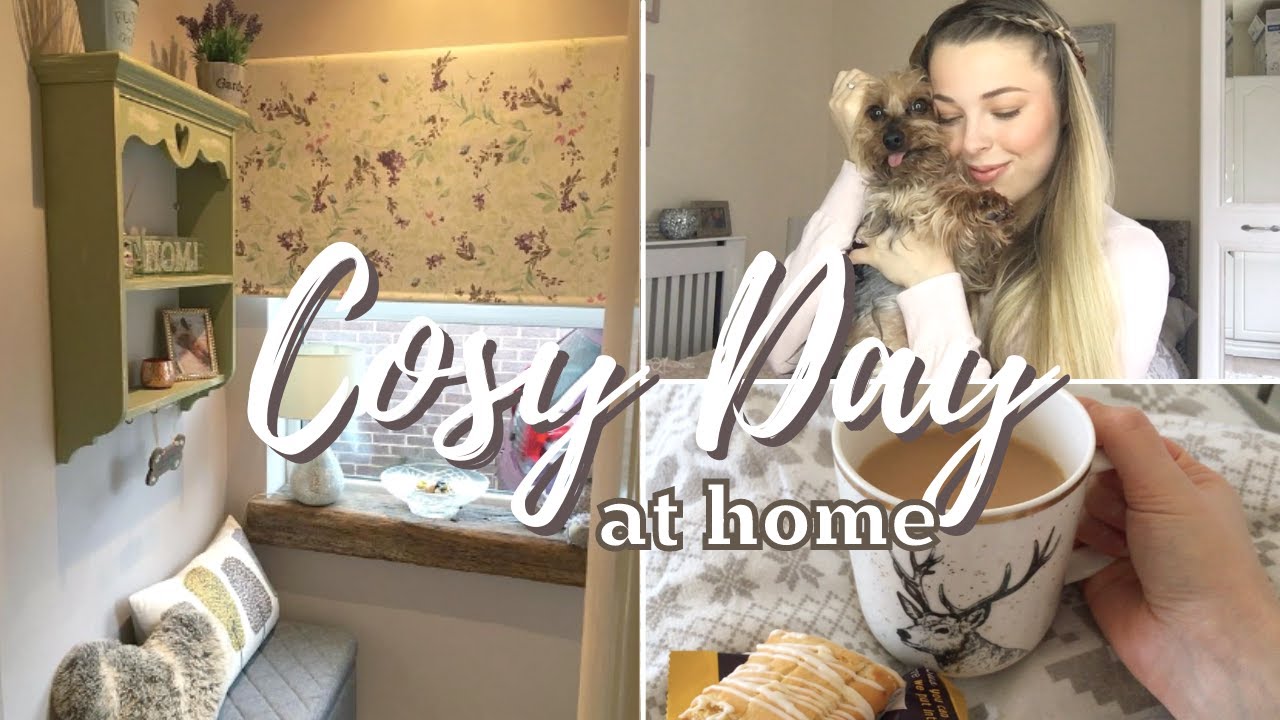 ✨  A COSY DAY AT HOME // HOMEMAKER DAY IN THE LIFE // CLEANING, BAKING, RELAXING ✨