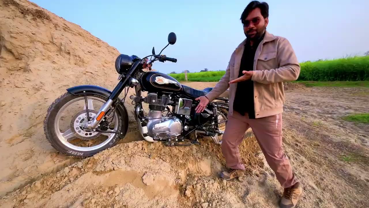 Bullet standard 350cc 2026 stunt on field test Bullet bike power Deya sir comedy 