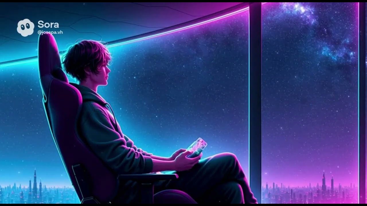 Neon Nights 🌃 Cyberpunk Anime Lofi to Chill, Study & Vibe