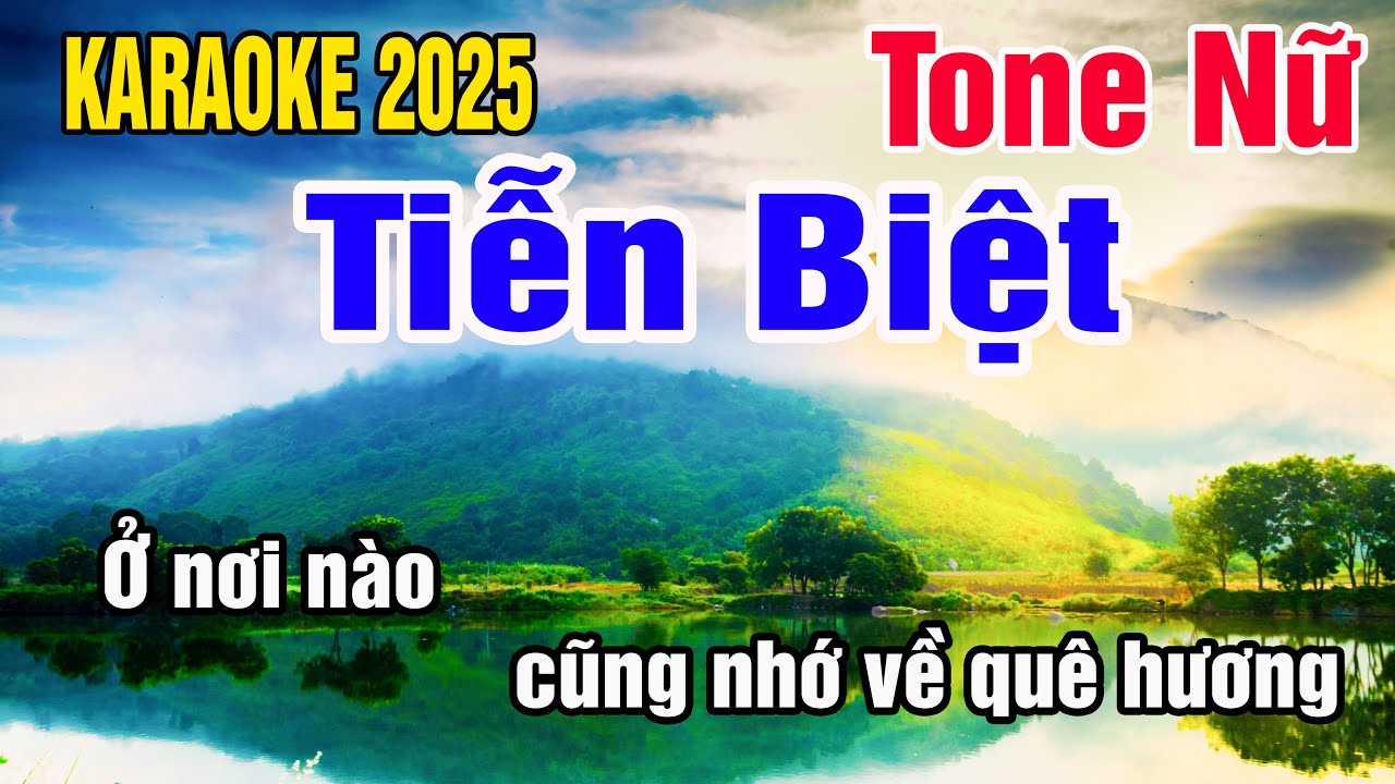 Tiễn Biệt Karaoke Tone Nữ Nhạc Sống gia huy beat