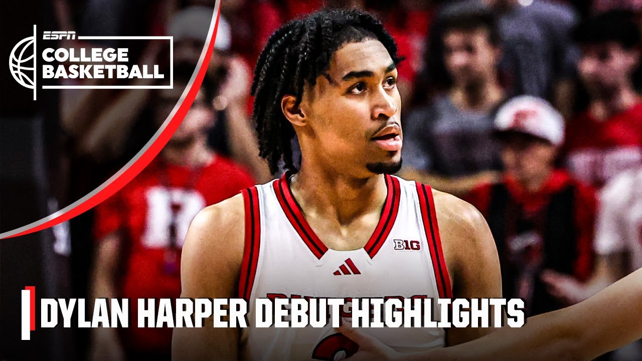 HIGHLIGHTS from Dylan Harper's debut with Rutgers 🎥 | ESPN College Basketball