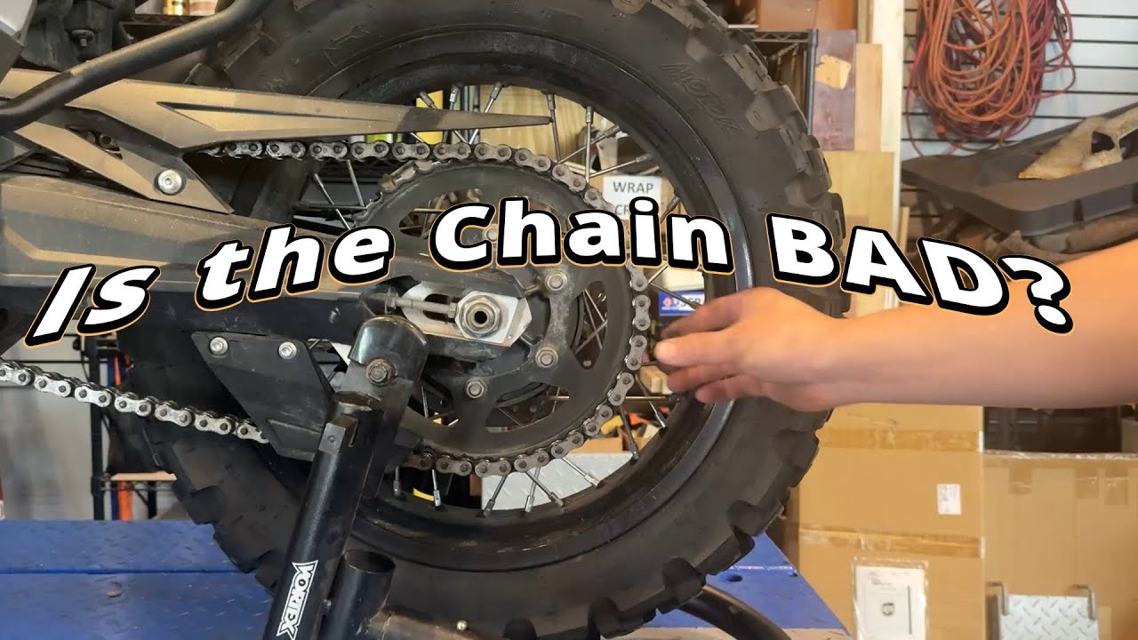 How to tell if your motorcycle chain needs replacing