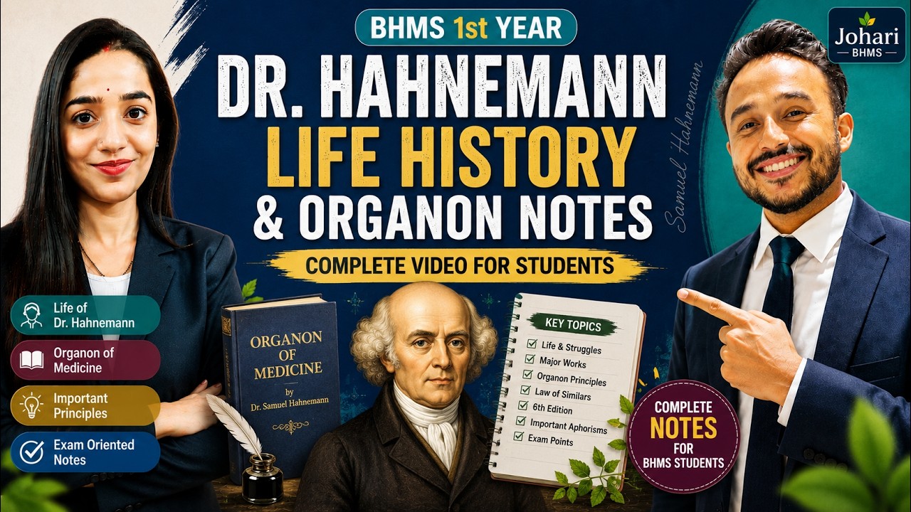 Life History Biography Contribution Conversion of Dr. Hahnemann Organon Notes #hahnemann #organon