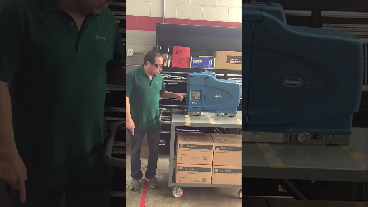 Changing Temperature on Nordson ProBlue (Spanish)