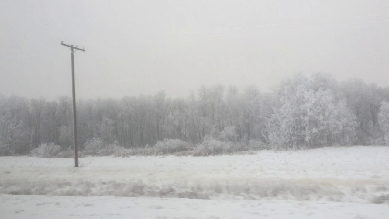 Winter in Saskatchewan Canada