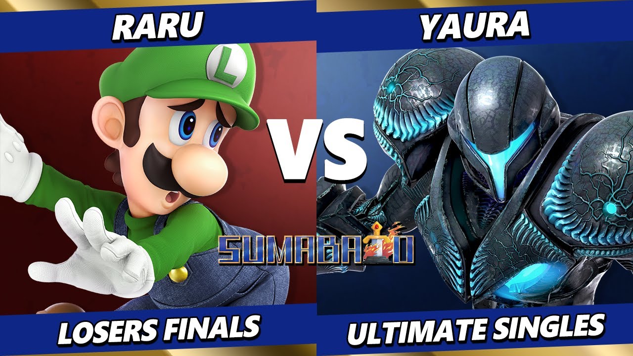 Sumabato 46 LOSERS FINALS - Yaura (Dark Samus) Vs. Raru (Luigi) Smash Ultimate - SSBU