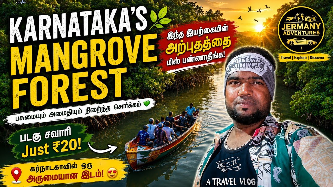 The Magic of Karnataka's Mangroves | A Vlog Adventure | @JermanyAdventures 