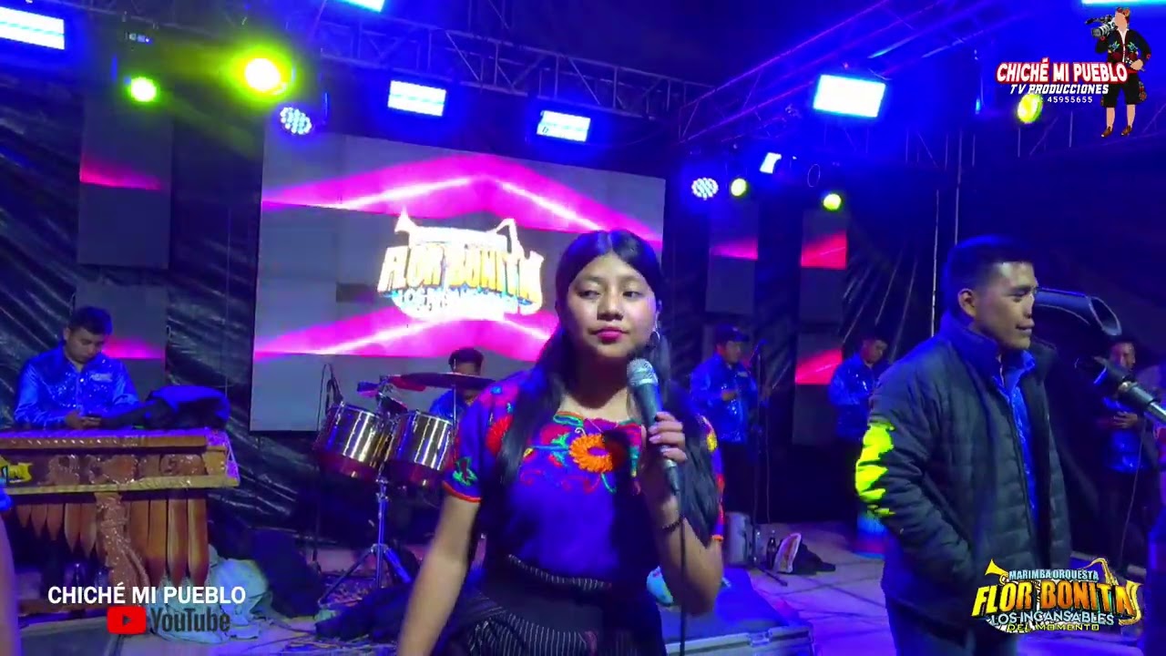Maria Yulisa cantando con puro sentimiento con la Marimba Orquesta Flor Bonita 🎵🎶