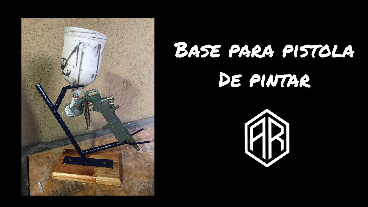 Como hacer el soporte de pistola para pintar