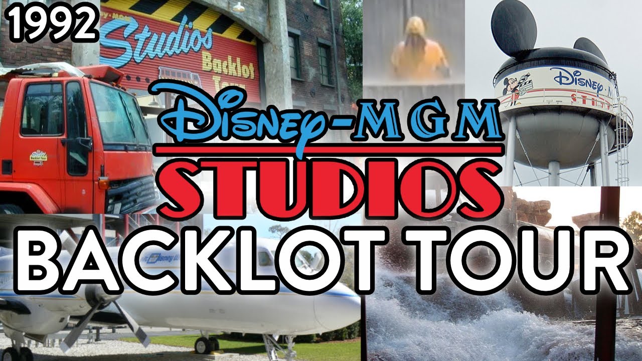 🎬🏙️ Экскурсия по павильонам студии Disney MGM 1992 года в Walt Disney World в Орландо, Флорида — ...