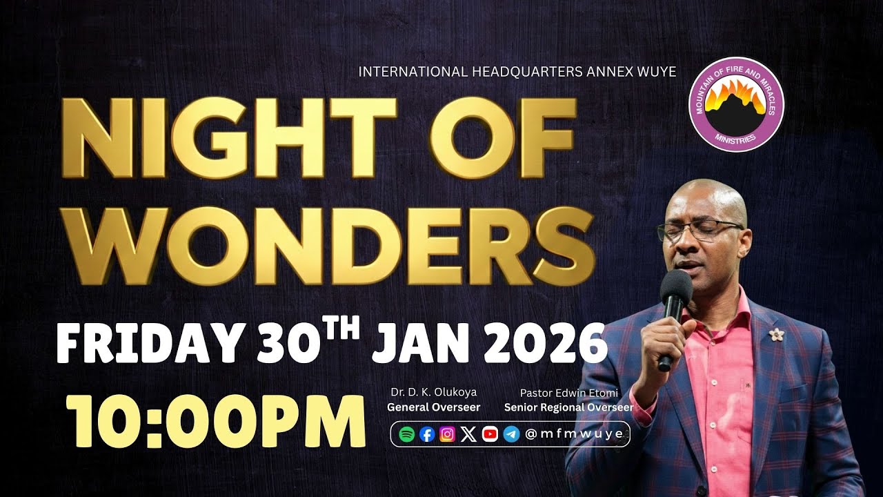 Night of Wonder (January) @mfmwuye  MFM IHQ Annex Wuye Abuja  30-01-2026