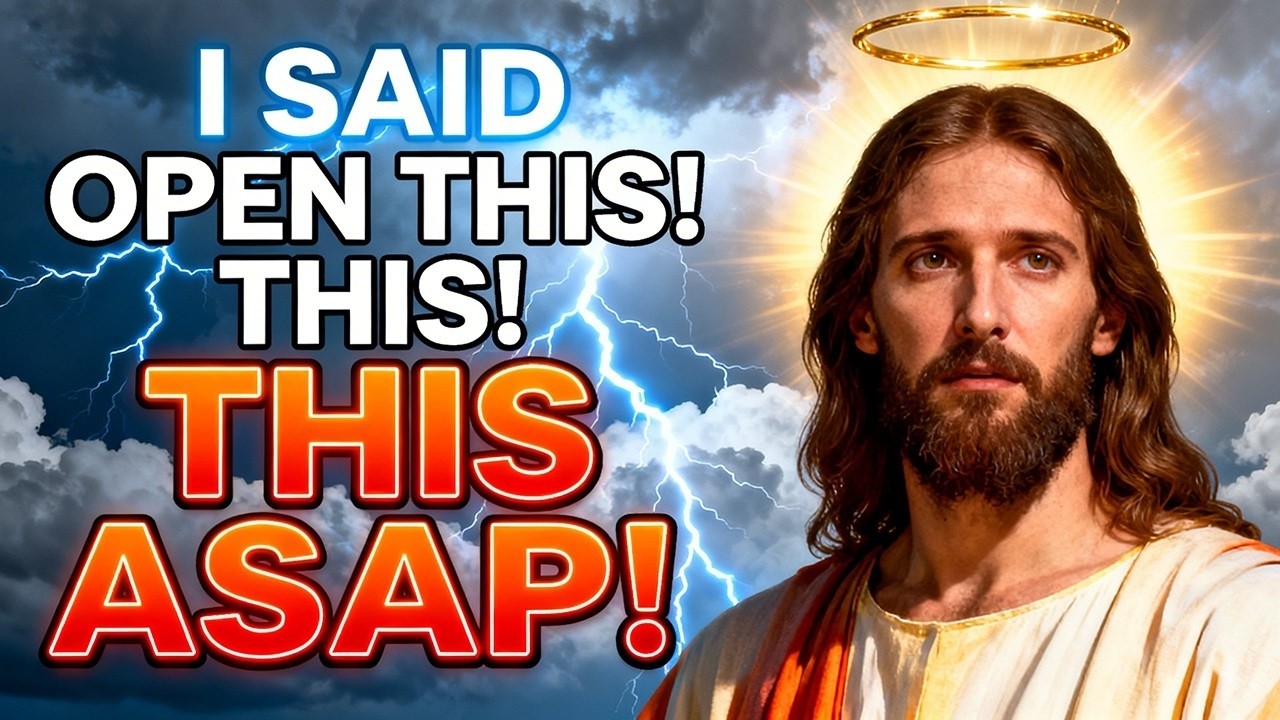 GOD SAYS;- OPEN THIS YOUR LAST CHANCE, ASAP | GOD'S MESSAGE FOR YOU TODAY