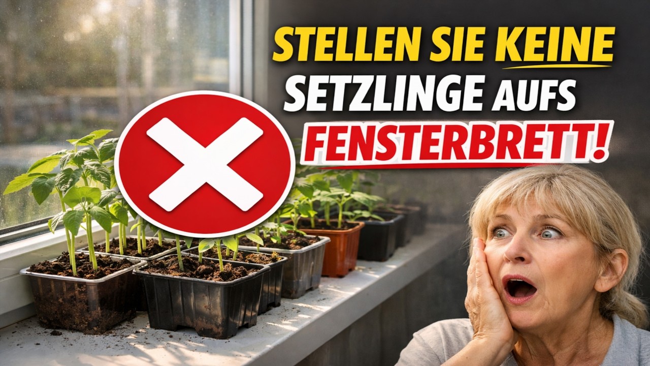 Stellen Sie Ihre Setzlinge NIEMALS hierhin! Der #1 Fehler, der sie tötet.