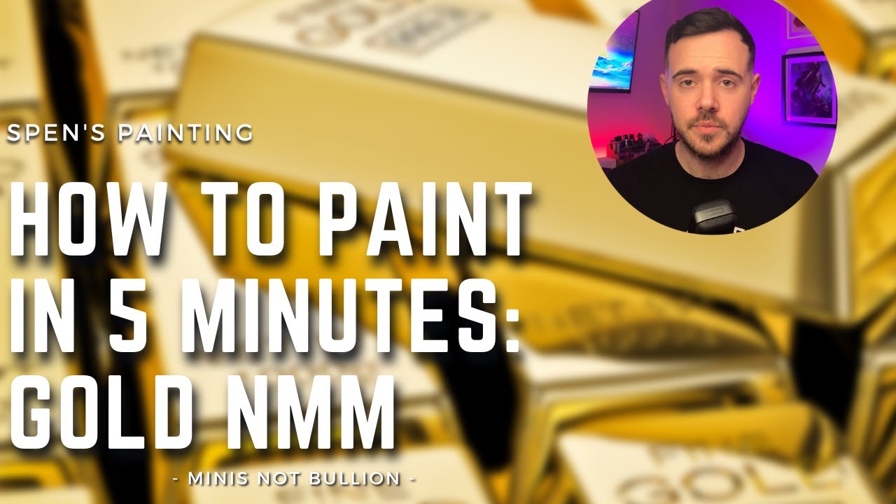 How to paint in 5 minutes: Gold NMM