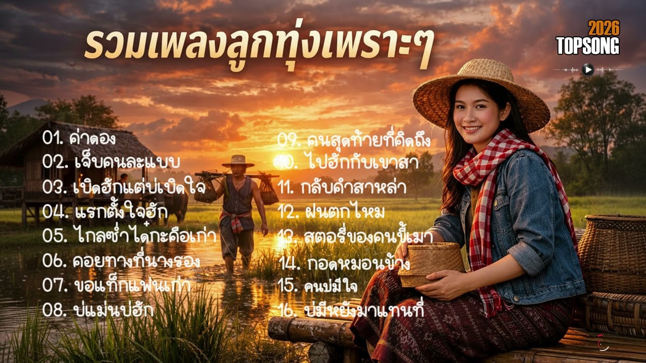 รวมเพลงลูกทุ่งอีสานอินดี้เพราะๆ ฟังสบายๆ | Official Audio