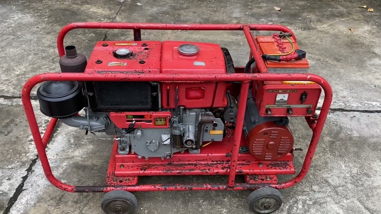 Máy phát điện Nhật Kubota ASK - R150 - động cơ kubota RK125 - củ phát 5kva