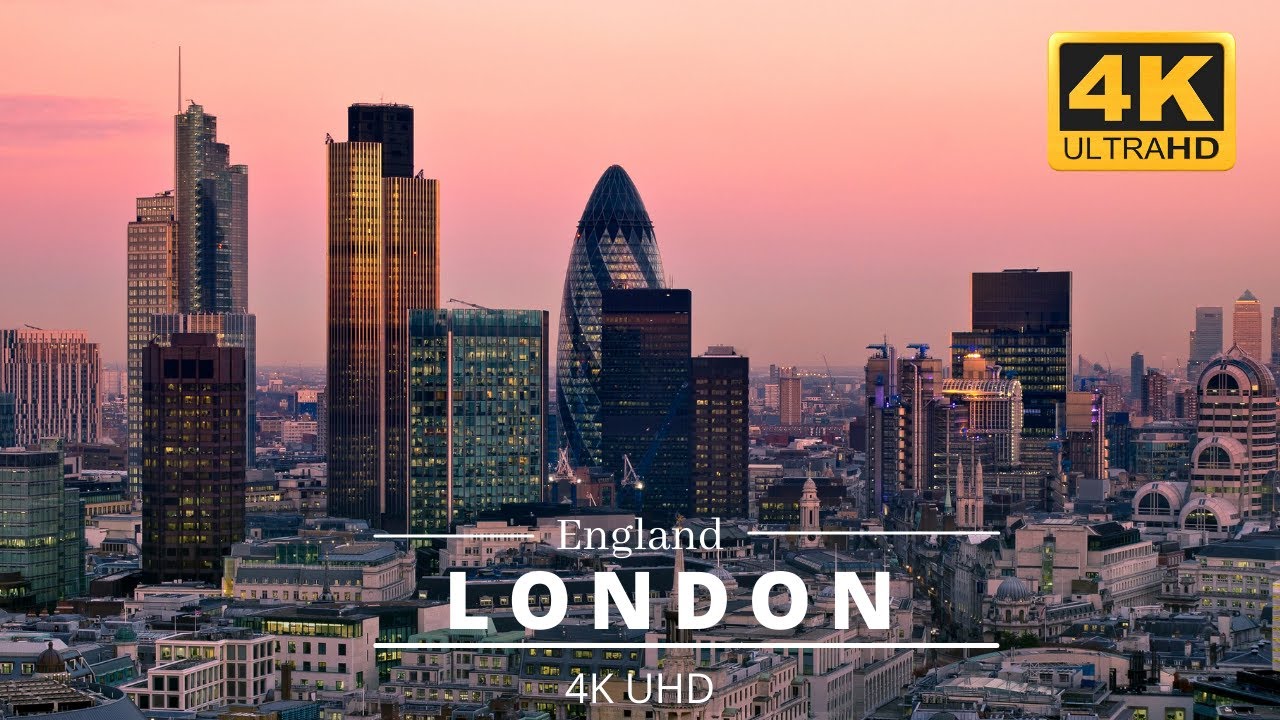 London 4K Drone View | London aerial view | Capital of England | #London #England #4K