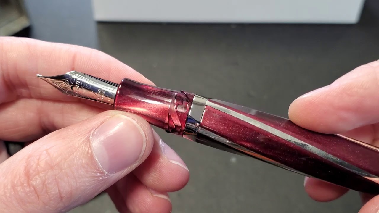 Unboxing Visconti Divina Bordeaux Fountain Pen