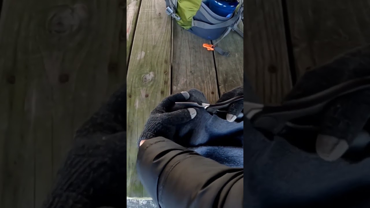 Warm Face in 60 Seconds! #backpacking #camping #gear #adventure #diy #hiking