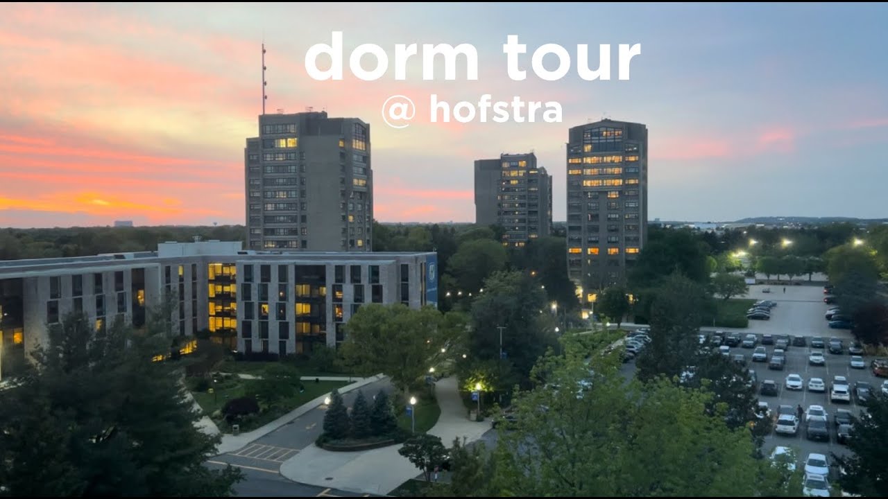 Hofstra Dorm tour + college advice & essentials