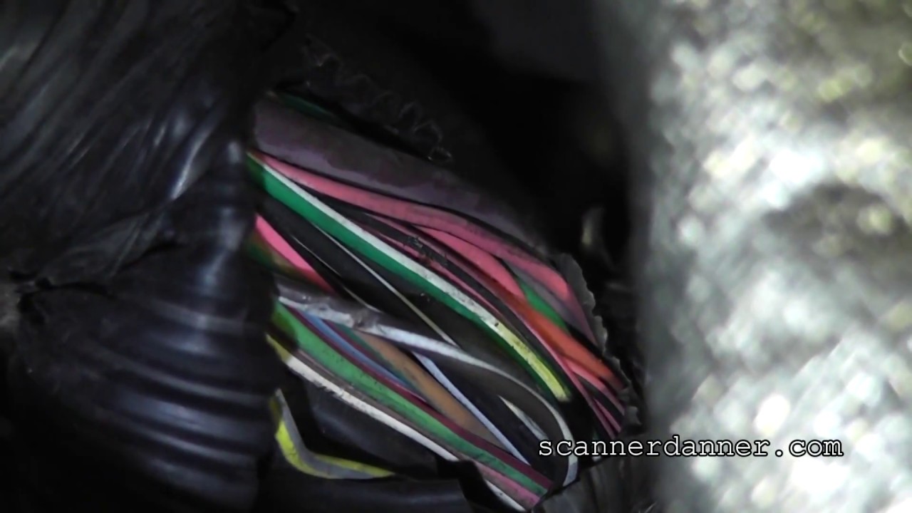 How to locate a short in a wiring harness (visual inspection)