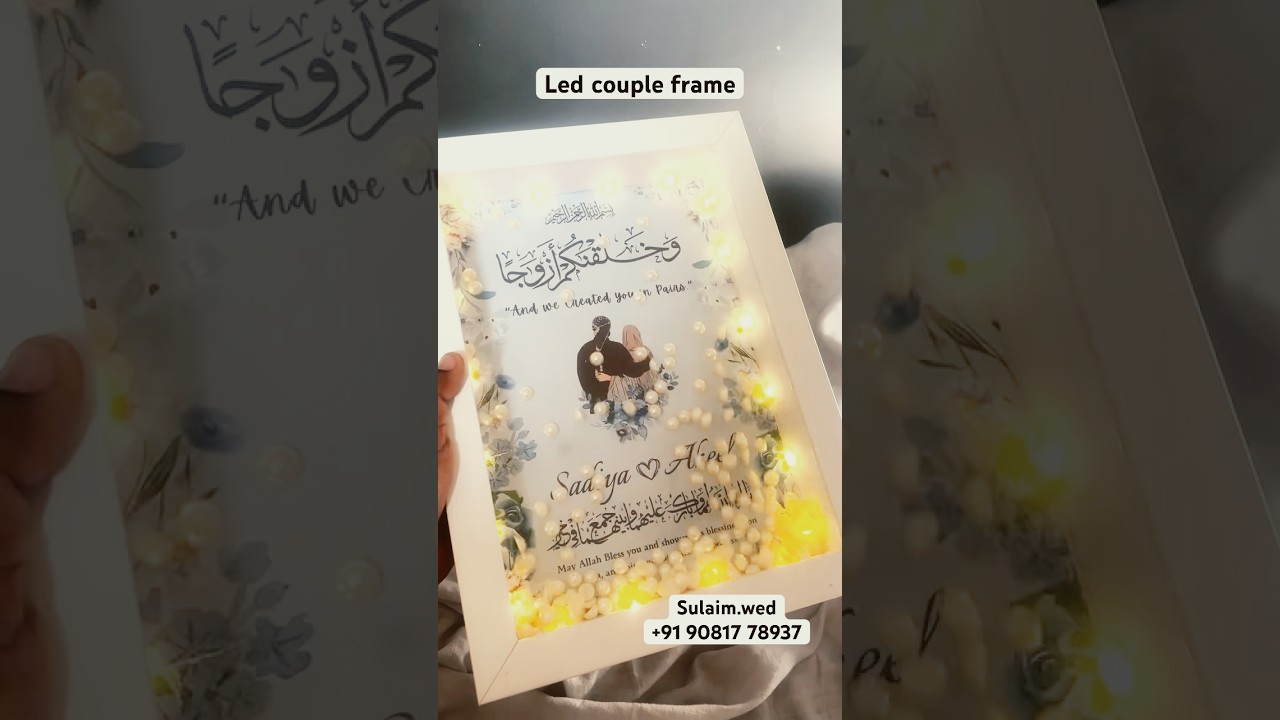 LED couple frame ❤️