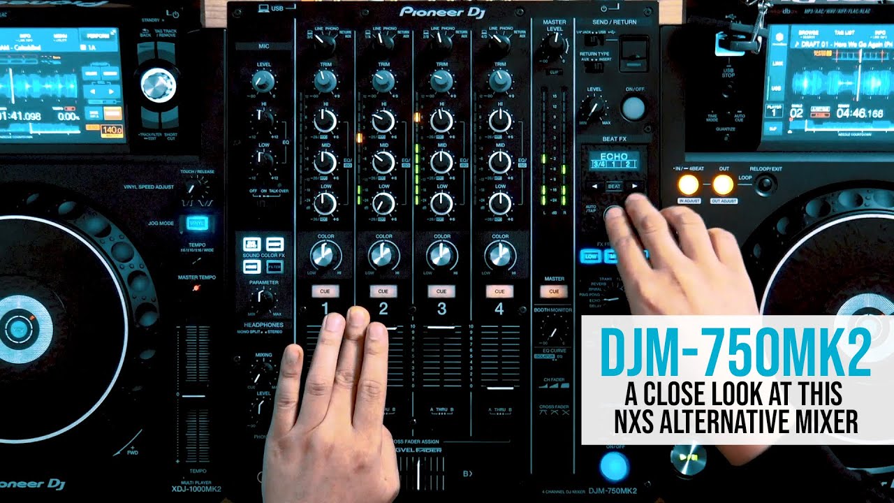 DJM-750MK2: более доступная альтернатива флагманскому микшеру Nexus