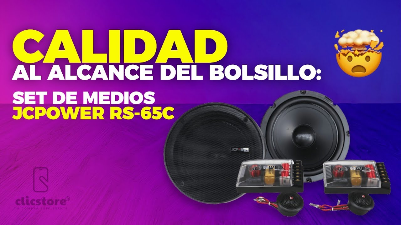 Calidad al alcance del bolsillo: Set de Medios JCPOWER RS-65C