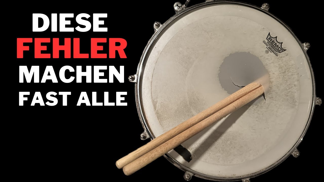 Diese Fehler machen fast alle Schlagzeuger!