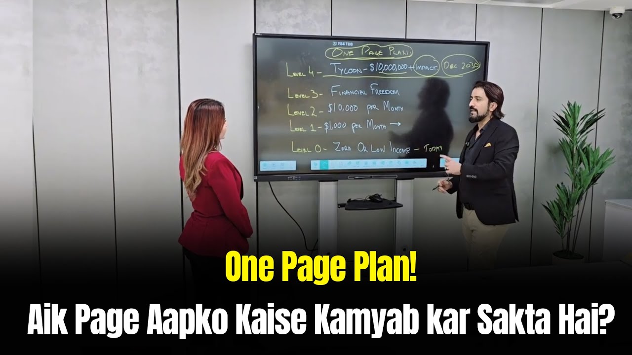 One Page Plan - Secret Behind Success | Shakeel Ahmad Meer