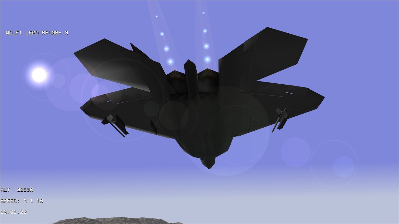F-22 Sorties an Interception / Scramble against Su-35s
