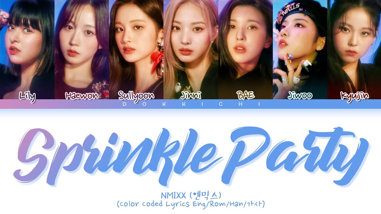 NMIXX Sprinkle Party Lyrics (Color Coded Lyrics)