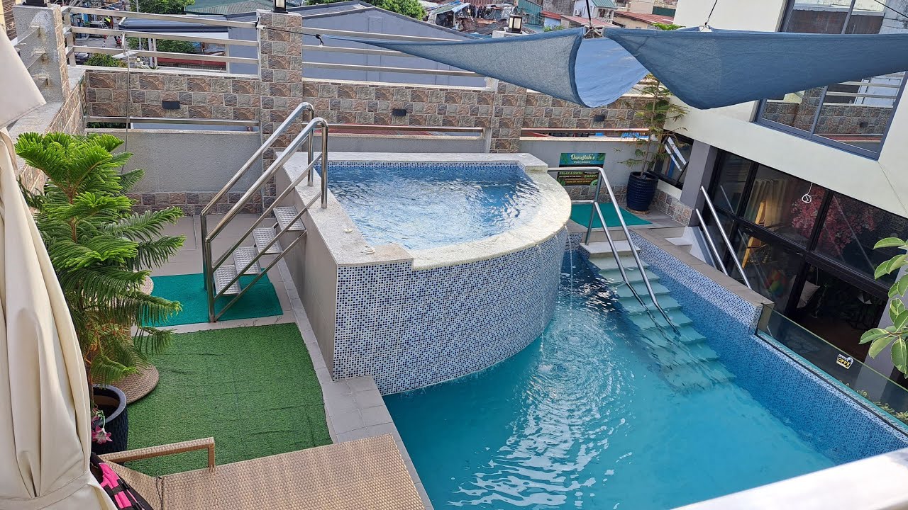 POOL HOUSE TOUR SA SAMPALOC MANILA | NAGOVERNIGHT SWIMMING KAMI ANG GANDA
