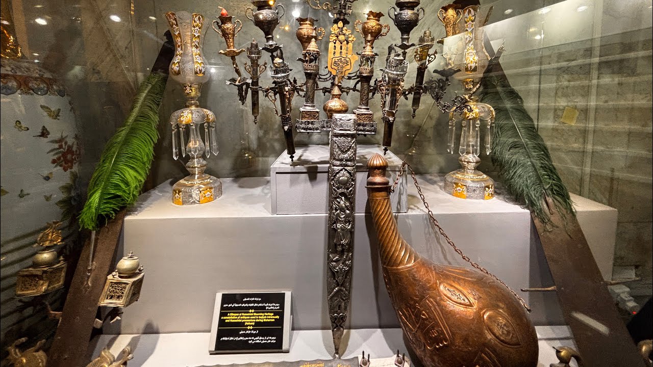 Museum of Mola Abbas Karbala | Watch damaged part holy shine by Saddam Hussein in 1991 