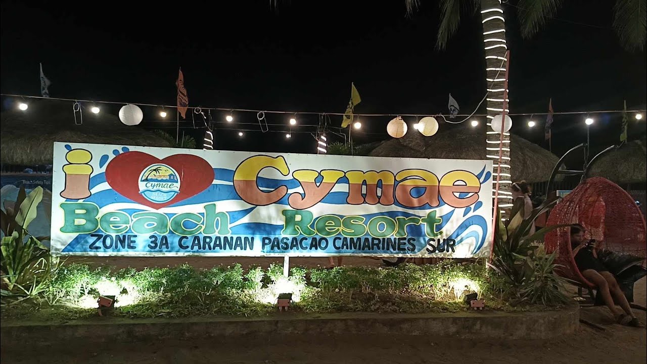 CYMAE BEACH RESORT at Caranan Pasacao Camarines Sur| Overnight Swimming|Inday eve's Tv