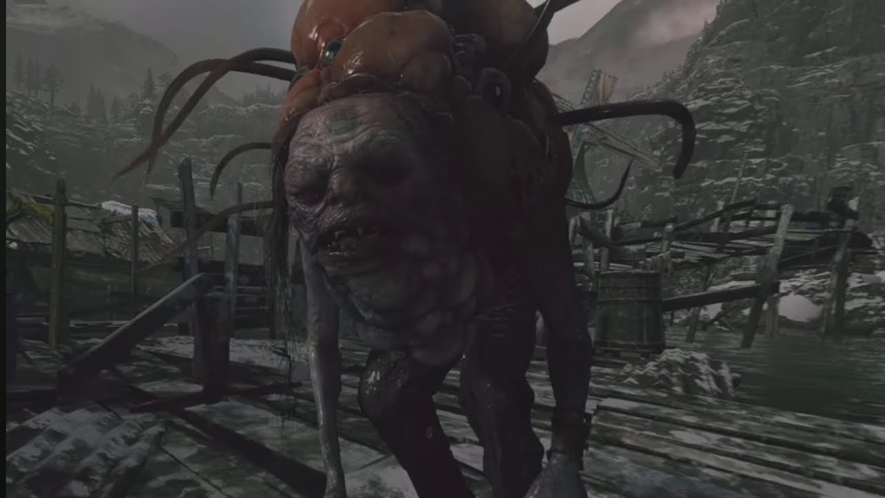 Resident Evil Village: хардкор, VR2-часть8, встреча с Крисом битва с Моро и его лаборатория.