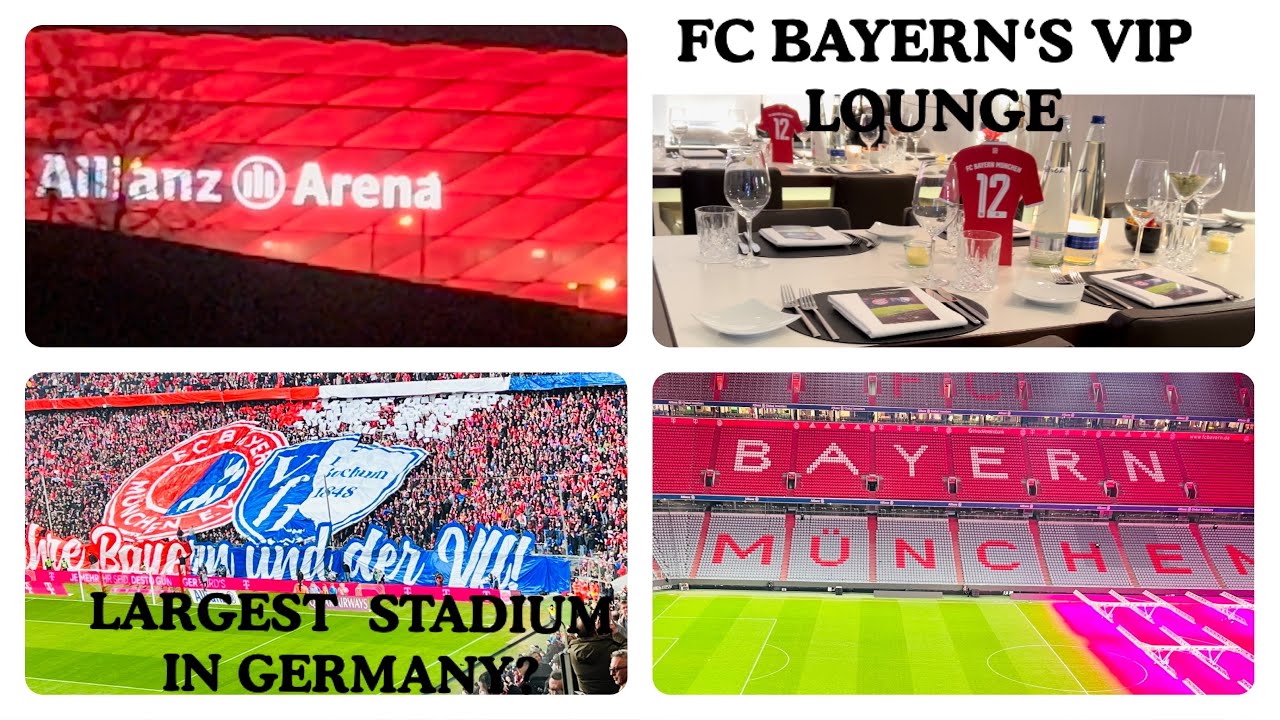 Welcome to FC BAYERN MUNICH´S ALLIANZ ARENA. EXCLUSIVELY VIP LOUNGE ⚽️