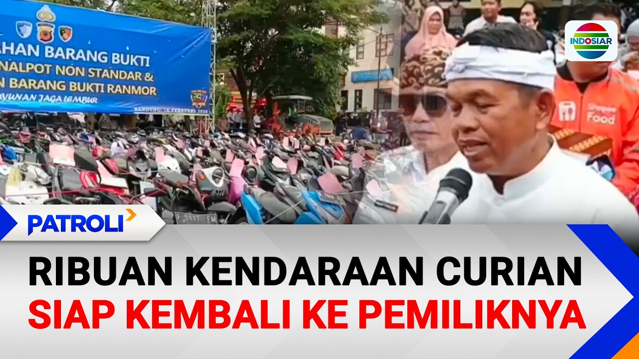 Ribuan Kendaraan Curian Siap Kembali ke Pemiliknya | Patroli